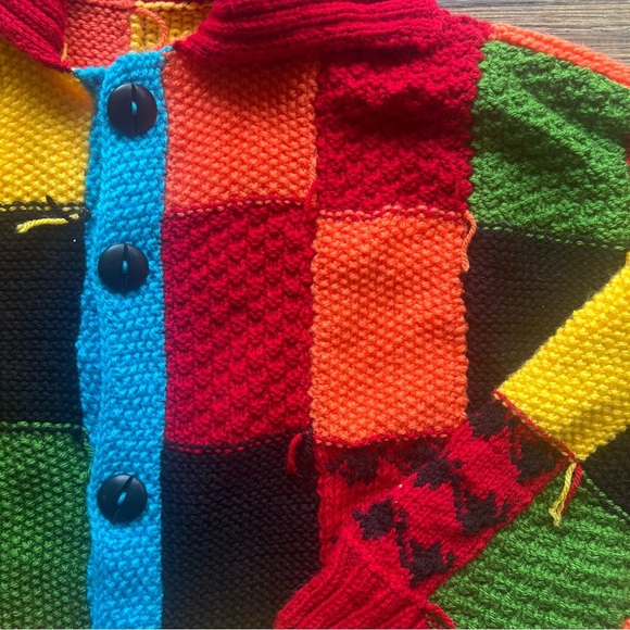 Handmade Harry Styles & JW Anderson Inspired Crochet Cardigan Sweater Size M/L - Picture 2 of 5